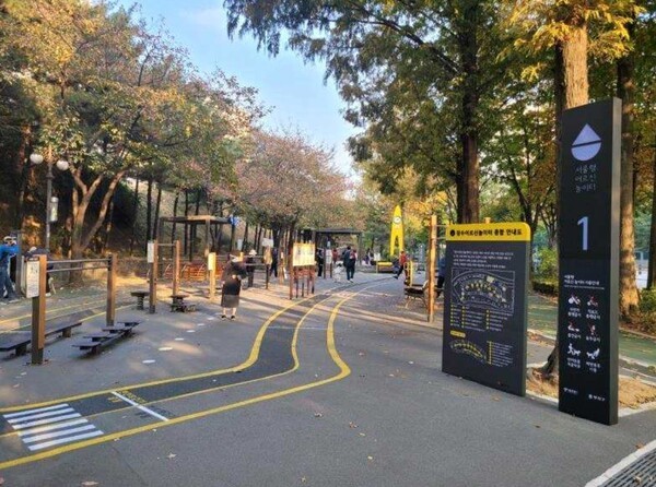 양천구 장수공원에 있는 '어르신 놀이터' 모습 [출처=서울시]
