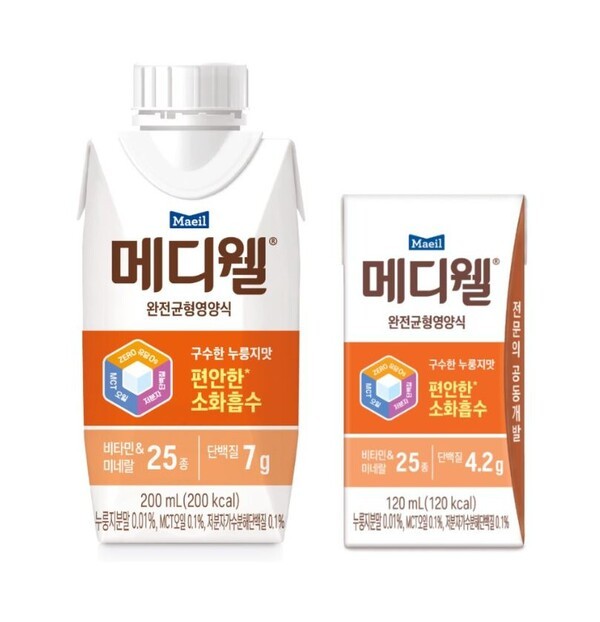 매일유업에서 새롭게 출시한 고령층 대상의 기능성 식품 메디웰 (사진=매일유업)