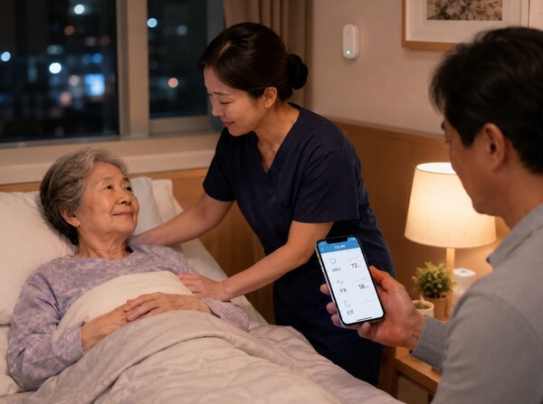 보호자와의 소통을 강조하는 방향으로 돌봄시설의 경쟁력 강화 방향이 진화하고 있다. (사진 = AI기반 요양뉴스 재구성)