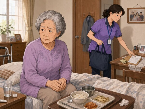 자부담 대납 제안은 수급자들에게도 오히려 선택권 제한과 서비스 품질 저하라는 결과를 낳을 수 있다. (그림 = AI 기반 요양뉴스 재구성)